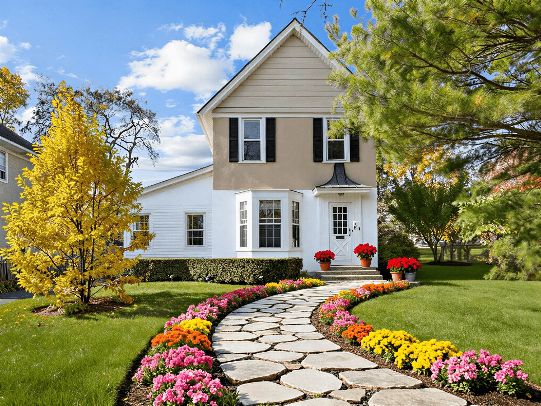 Front door landscaping