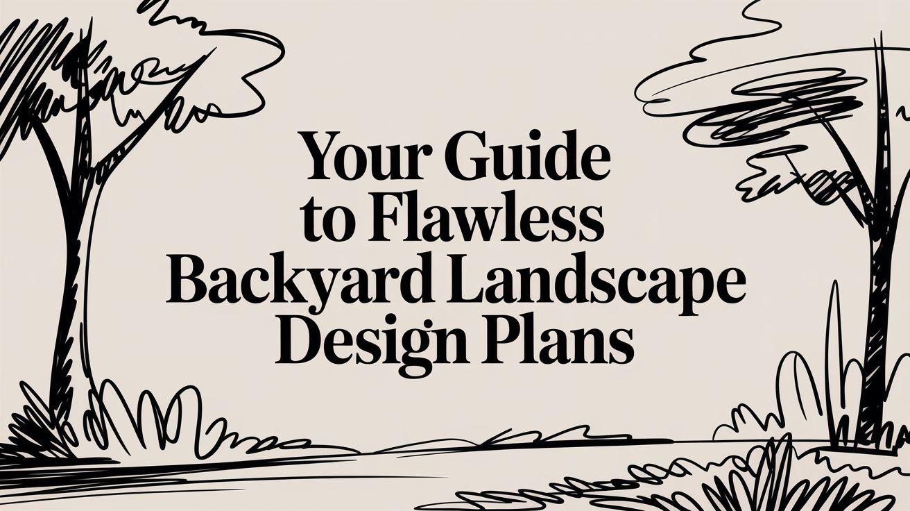Your Guide to Flawless Backyard Landscape Design Plans
