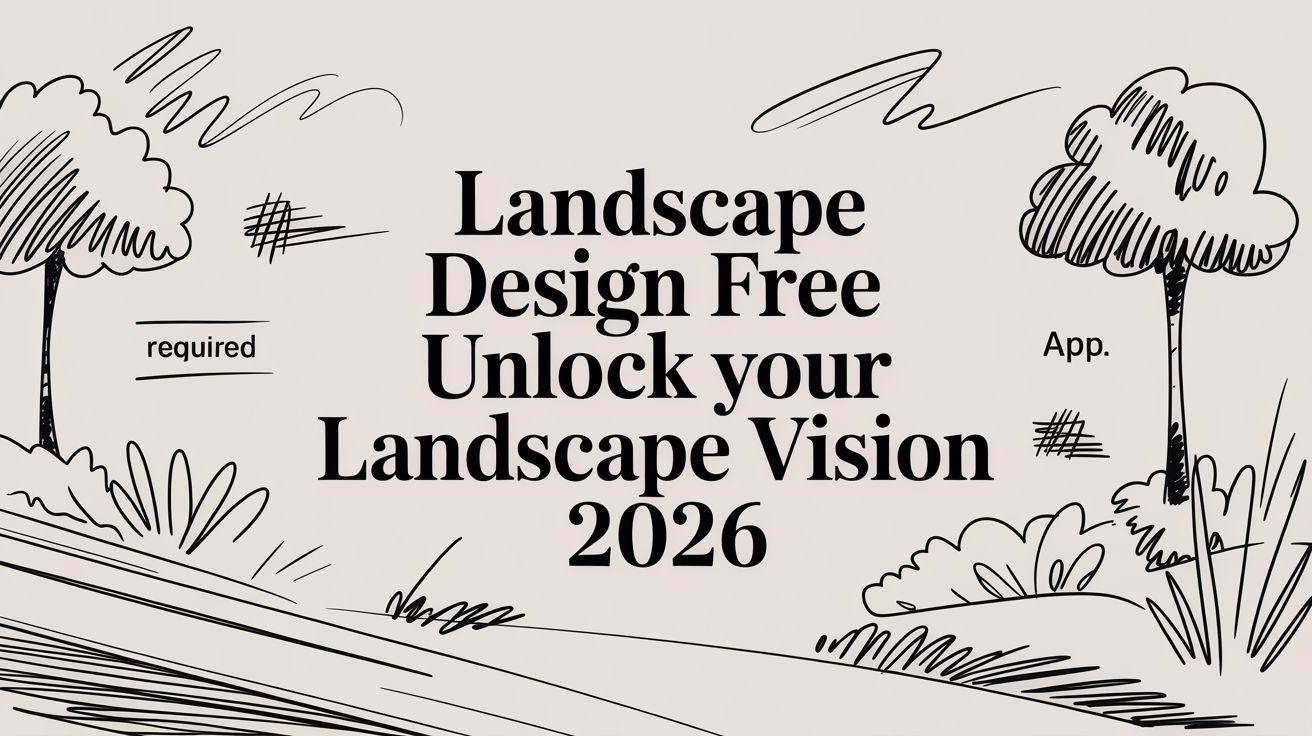 Landscape design free app: Unlock Your Landscape Vision 2026