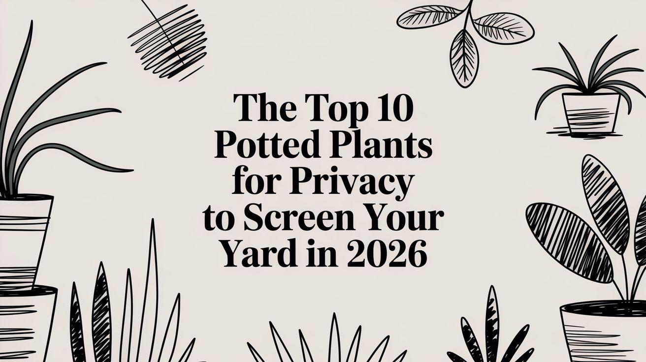 The Top 10 Potted Plants for Privacy to Screen Your Yard in 2026