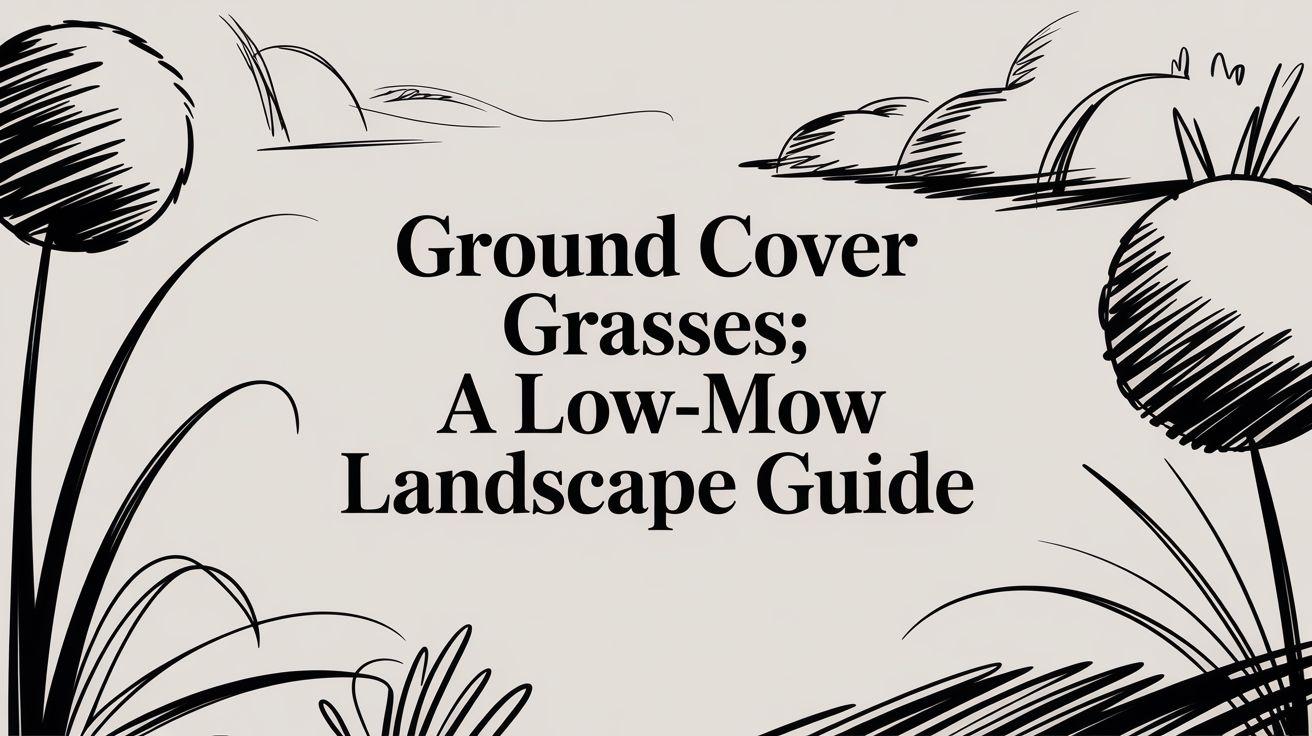 Ground Cover Grasses: A Low-Mow Landscape Guide