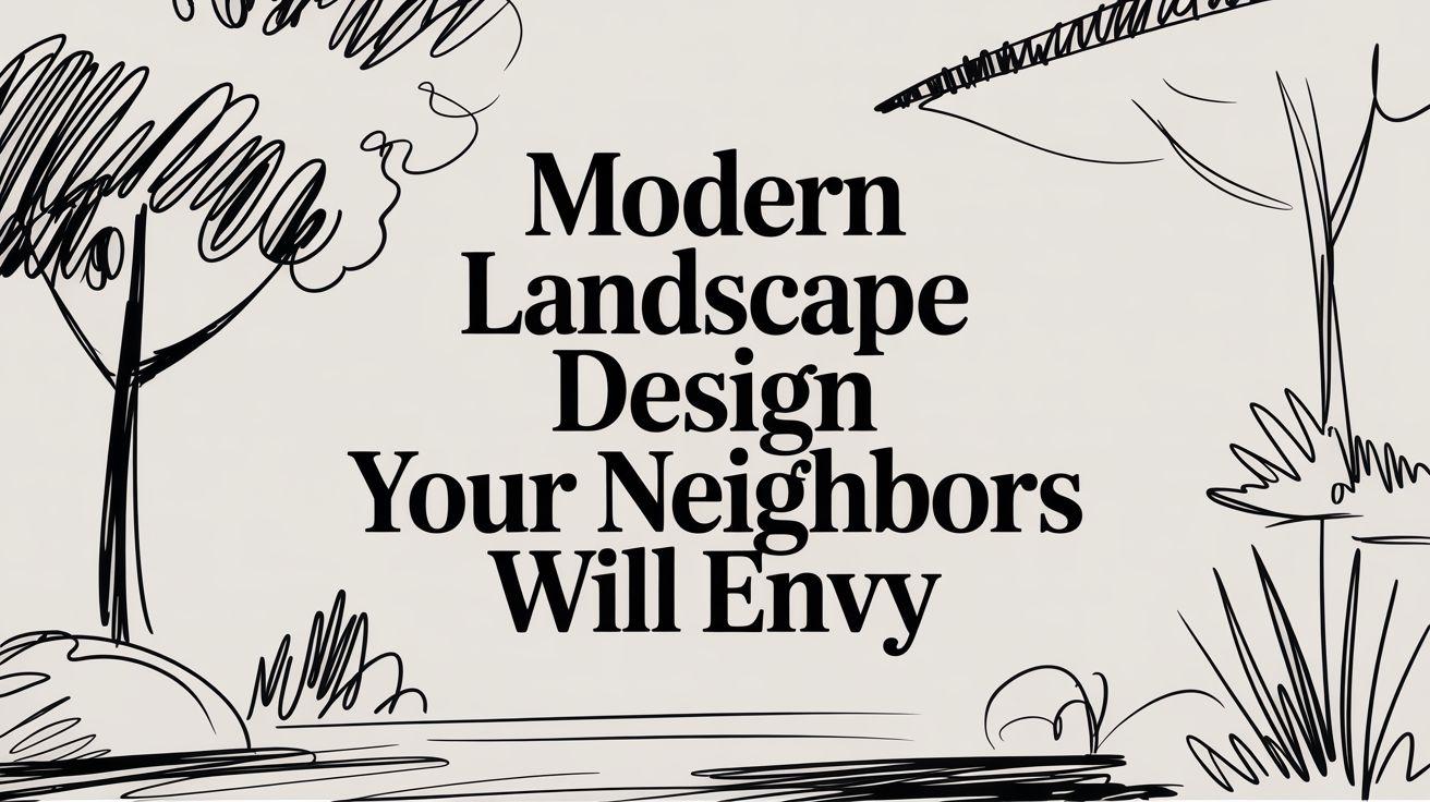 Modern Landscape Design Your Neighbors Will Envy