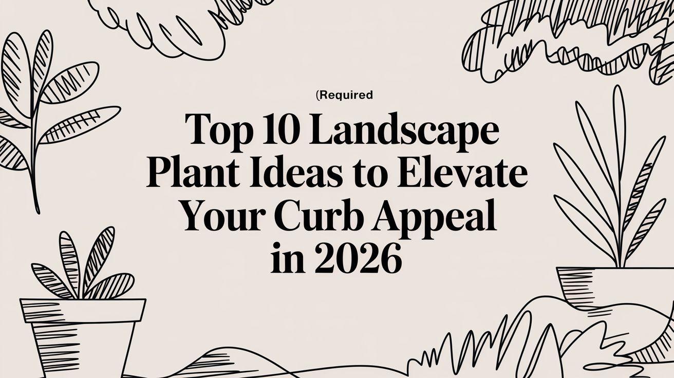 Top 10 Landscape Plant Ideas to Elevate Your Curb Appeal in 2026