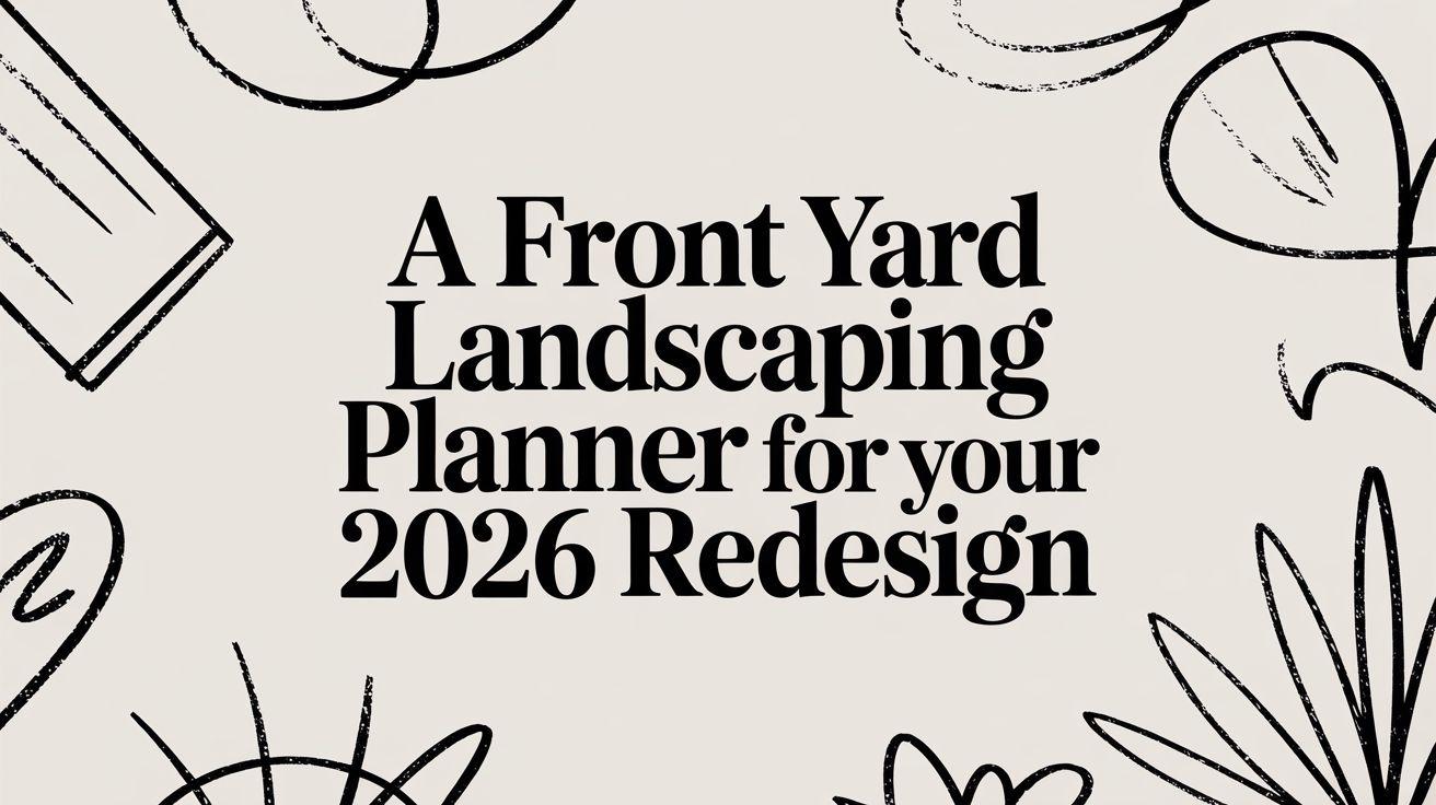 A Front Yard Landscaping Planner for Your 2026 Redesign