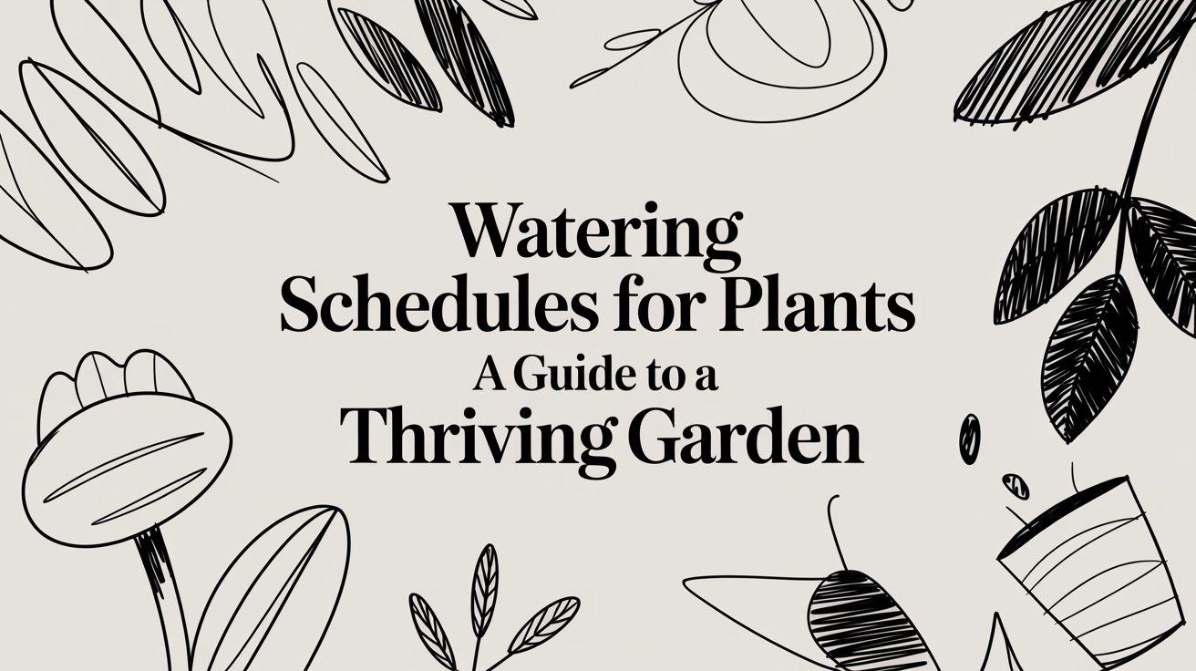 Watering Schedules for Plants A Guide to a Thriving Garden