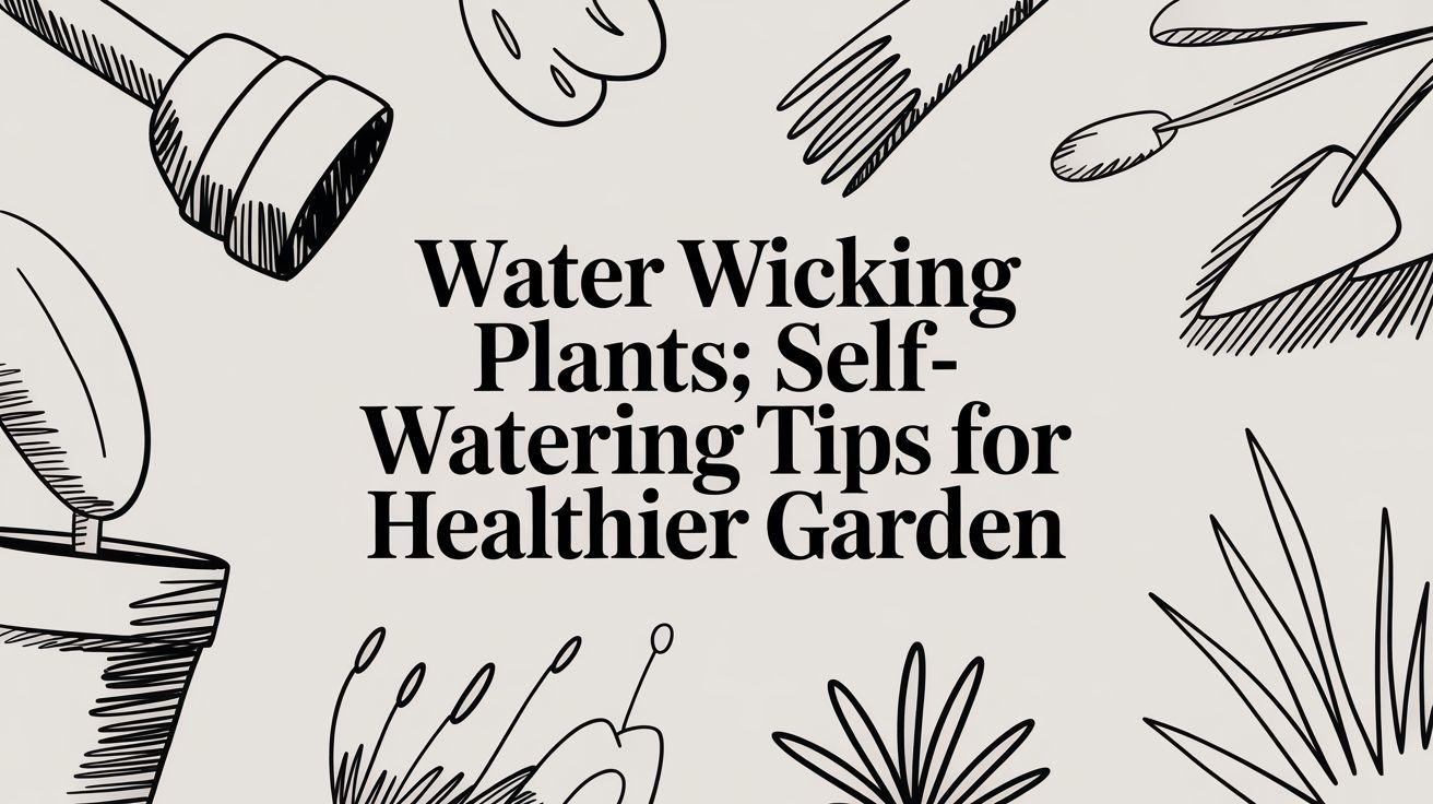 Water wicking plants: Self-Watering Tips for a Healthier Garden